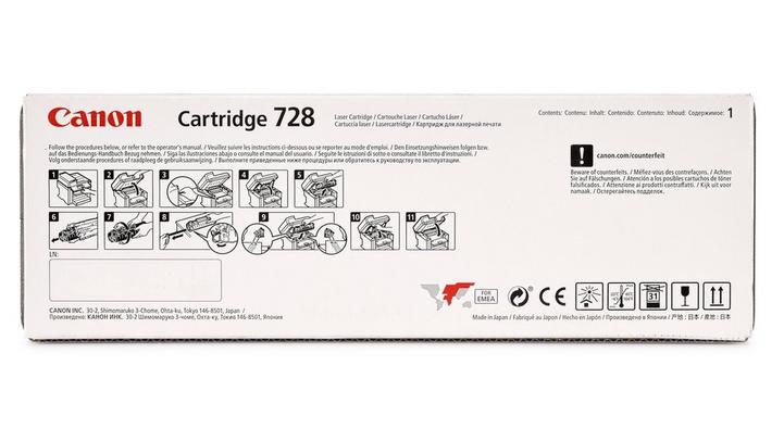 Canon プリンター CANON CARTRIDGE 728 BLACK FOR MF4450 AND MF4410 - eXtra Oman