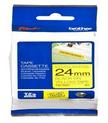 BROTHER TZe-651 Genuine Laminated Label Tape, 24mm, 8m, Yellow