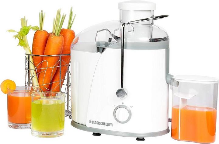 Black & Decker Juice Extractor – JE65, White – Al Gameya