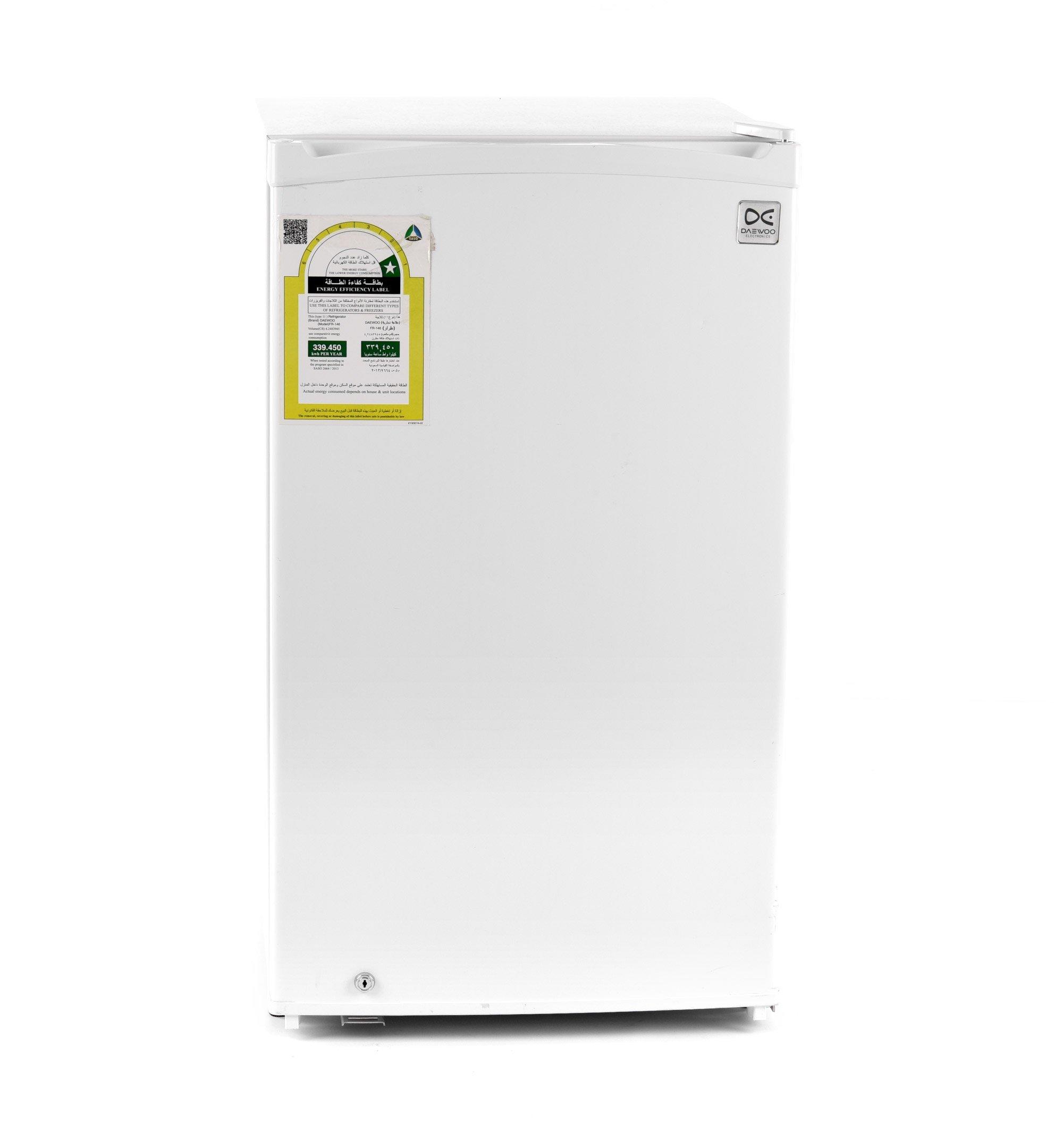 Daewoo Refrigerator 4 2 Cu Ft 140l White Extra Saudi