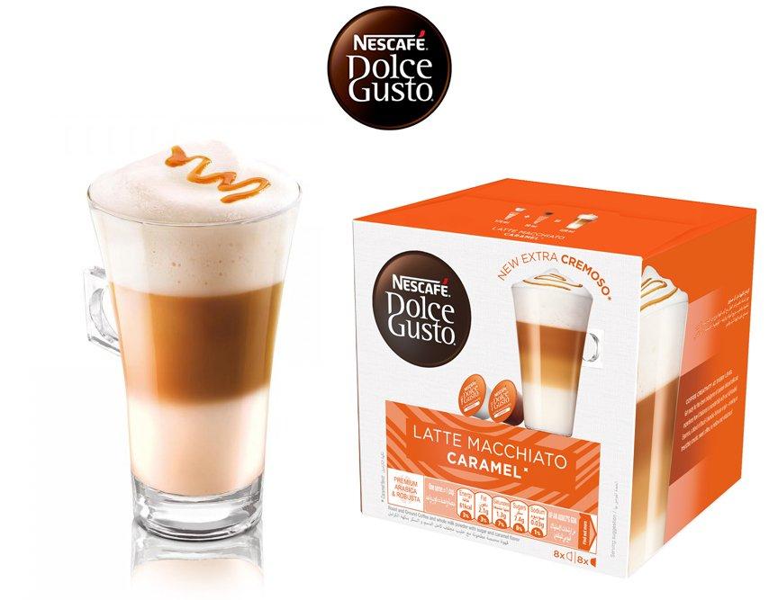 Nescafe Dolce Gusto Capsule Latte Macchiato Caramel Extra Saudi