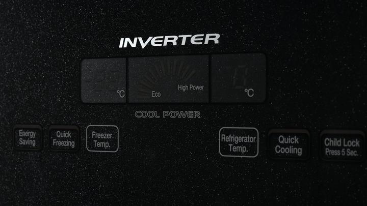Hitachi SBS Refrigrator 13.3Cu.ft Freezer 8.1Cu.ft, Inverter 