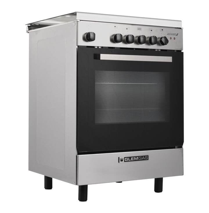 Glem 383F29 Teglia da forno nera 60 cm