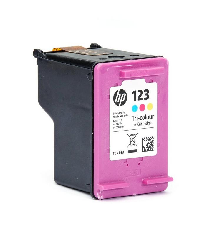 HP 123 Tri-colour Ink Cartridge