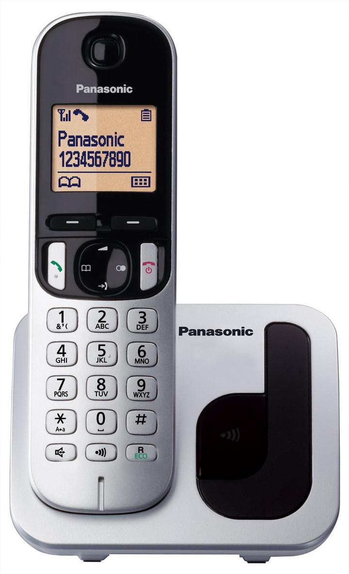 PANASONIC KX-TGC210UES Cordless Telephone, White