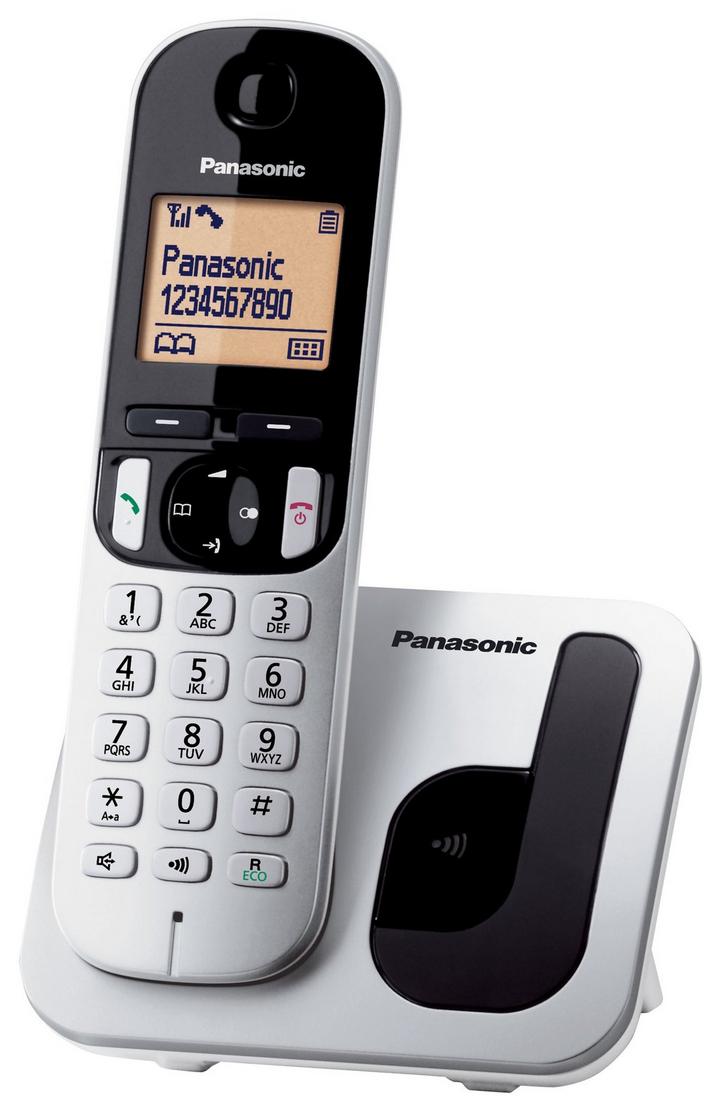 PANASONIC KX-TGC210UES Cordless Telephone, White