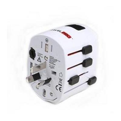 Travelpro World Adapter White Extra Saudi