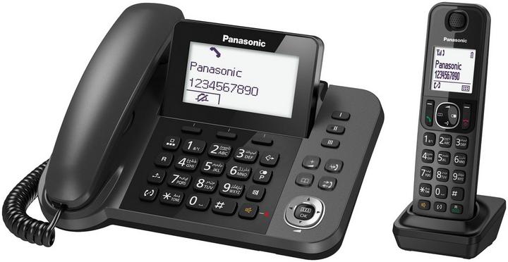 باناسونيك KX-TGF310UEM هاتف لاسلكي, اسود