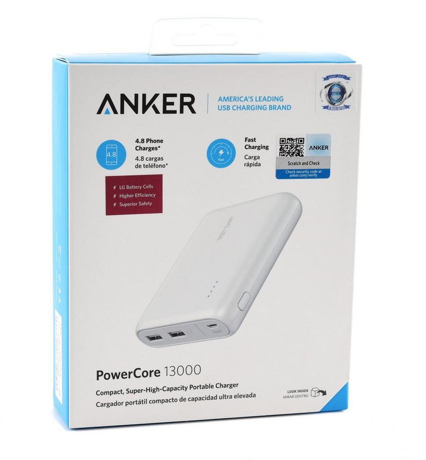 Anker PowerCore 13000, White - eXtra Oman