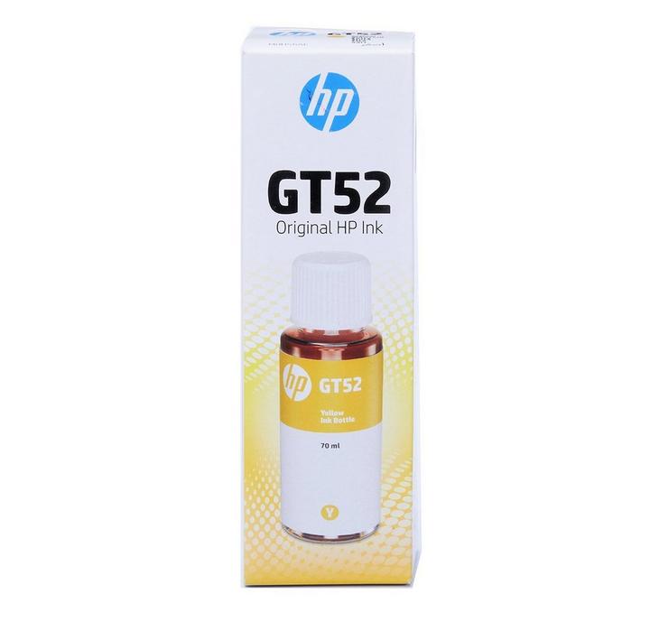 HP GT52 Yellow Original Ink Bottle , Approx. 8,000 Pages