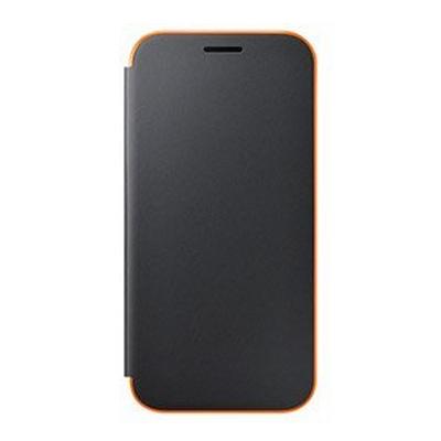 Neon Flip For Samsung Galaxy A3 2017 Black Extra Saudi