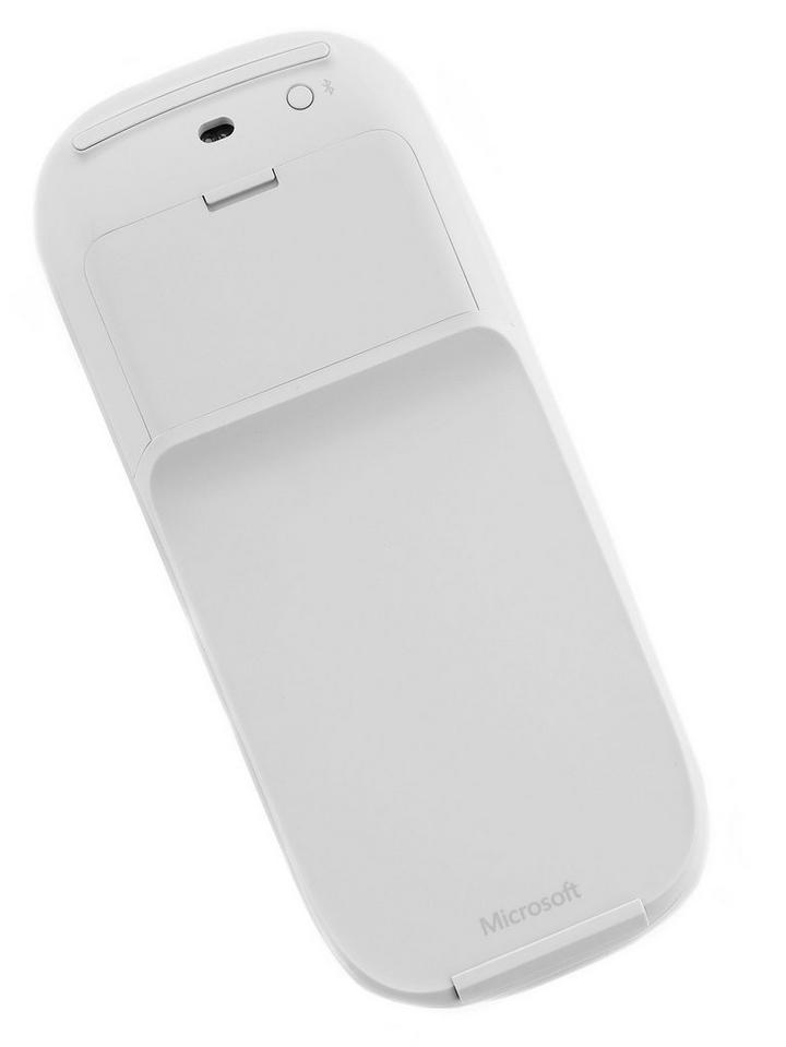 Microsoft Surface Arc Mouse ホワイト Microsoft Surface アーク マウス (ライト グレー、Bluetooth