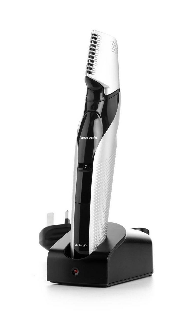 Panasonic I Shape Body Trimmer with a new technology and new shape for perfect trimming, Silver