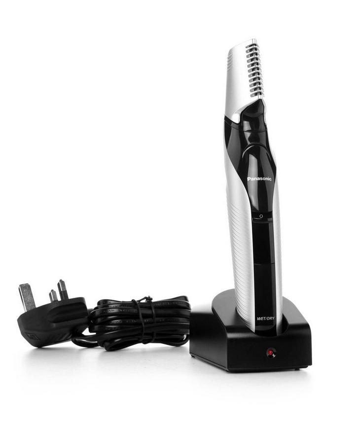 Panasonic I Shape Body Trimmer with a new technology and new shape for perfect trimming, Silver