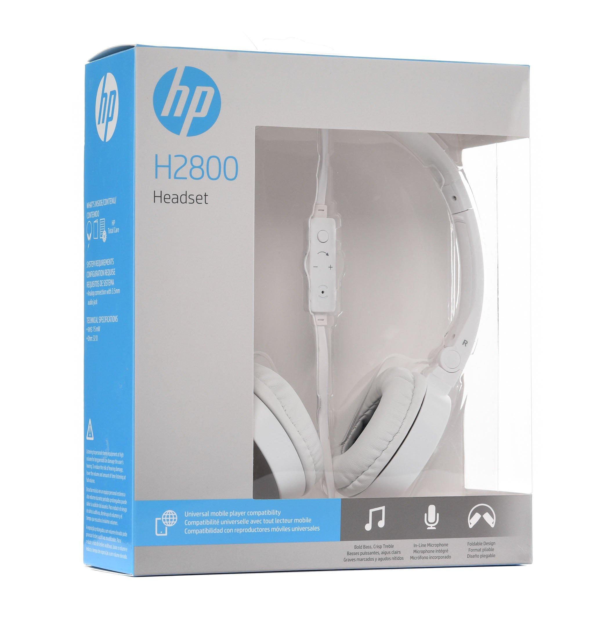 hp headphones white