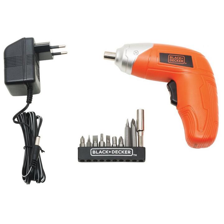 Black Plus Decker 3.6V Ni CD Screwdriver Orange eXtra