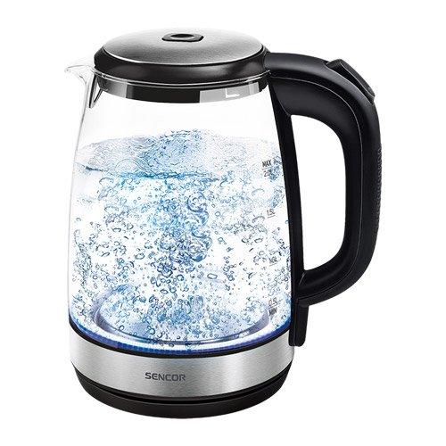 Sencor 2.0L Electric Jug Kettle Glass 2200W Black 3