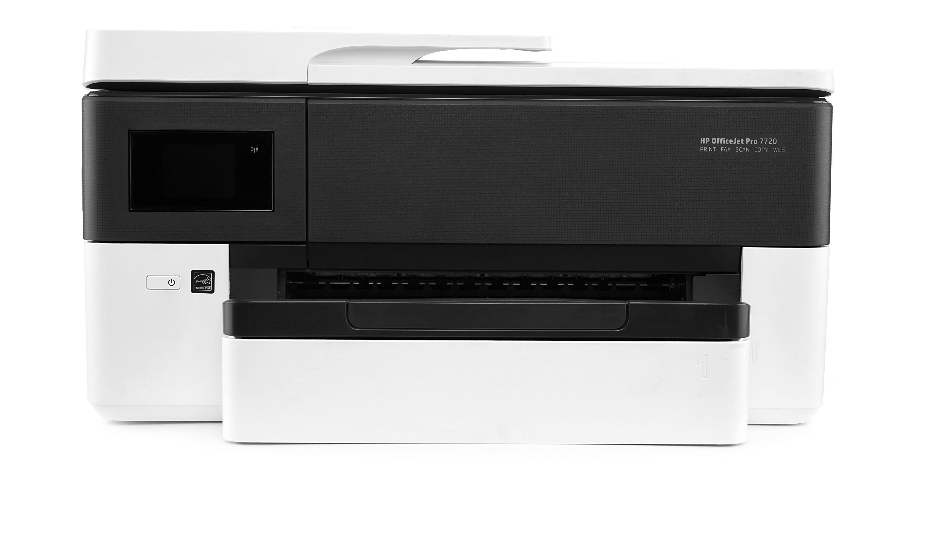 Hp Officejet Pro 7720 All In One Printer White Black Extra Saudi