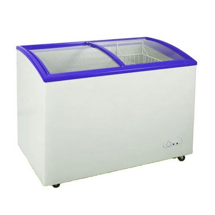 Glass deals freezer price