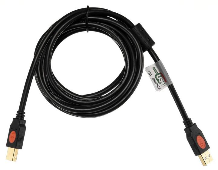 Printer Cable, USB A/B - M/M 3 Meter