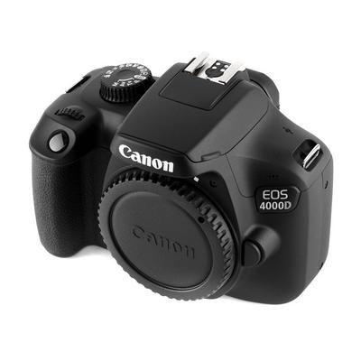 canon dslr eos 4000d dc 18 mp 18 55 is lens black