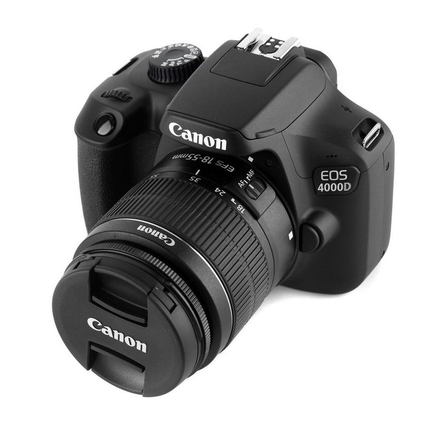 Canon DSLR EOS 4000D DC, 18 MP, 18-55 IS Lens, Black eXtra