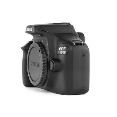 canon dslr eos 4000d dc 18 mp 18 55 is lens black