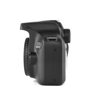 canon dslr eos 4000d dc 18 mp 18 55 is lens black