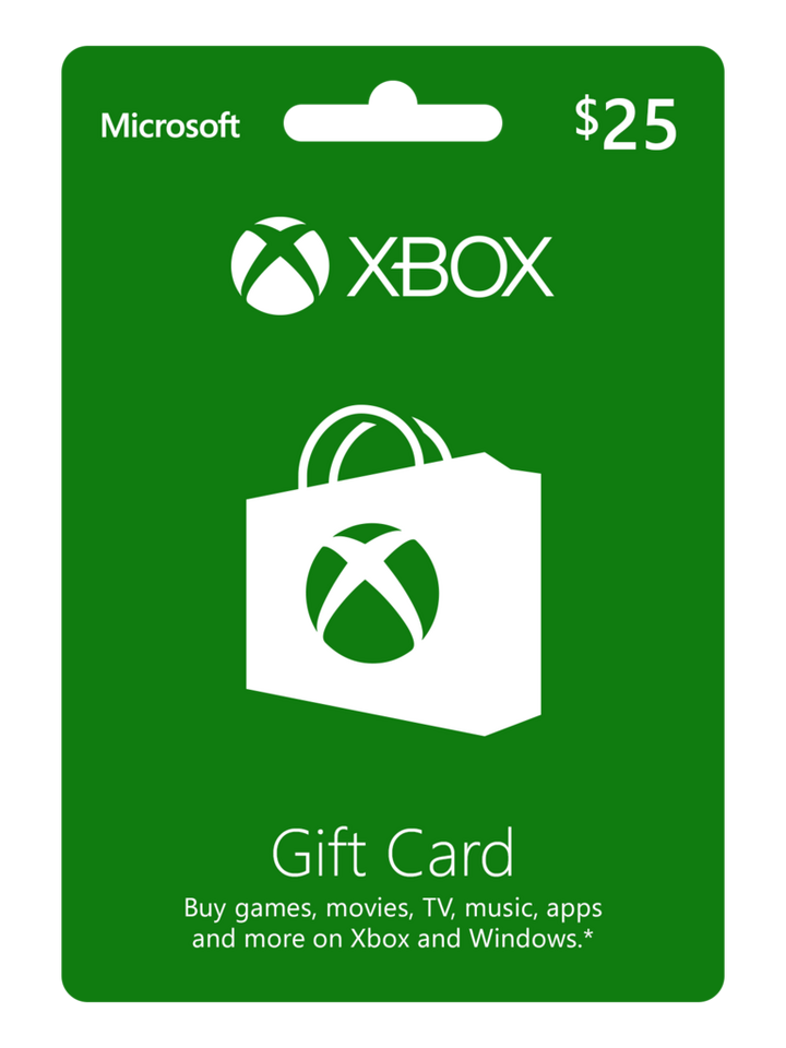 Xbox 360 store membership card