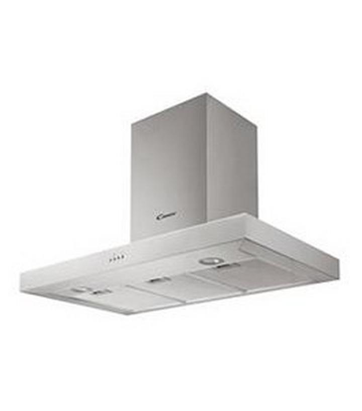 Candy 90 cm 3 Speed Chimney Cooker Hood Inox