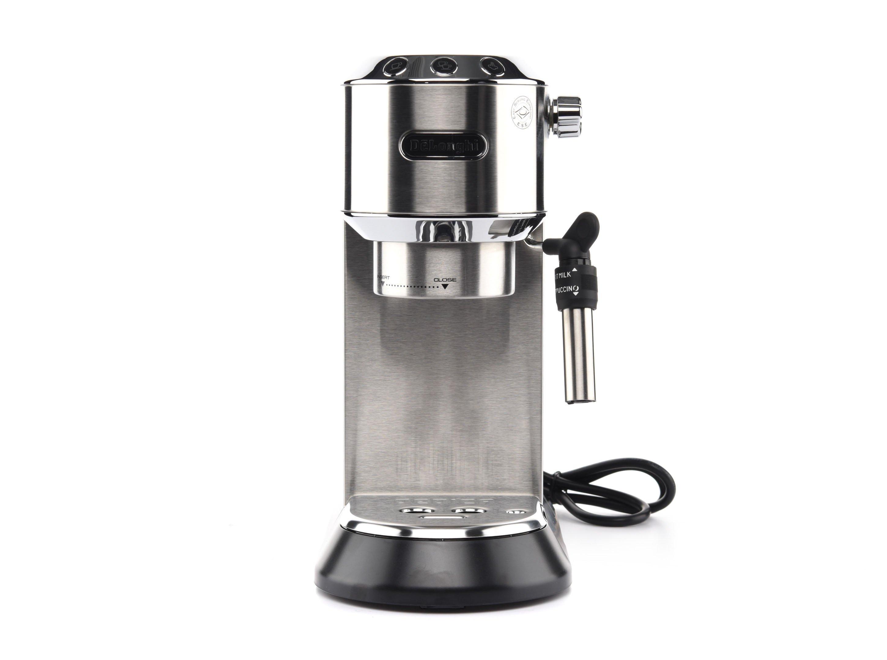 ديلونجي ماكينة لإعداد القهوة بأنواعها اسبريسو كابتشينو ولاتيه اكسترا السعودية