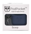 PodPocket Silicone Case for Apple Airpods, Dark Blue