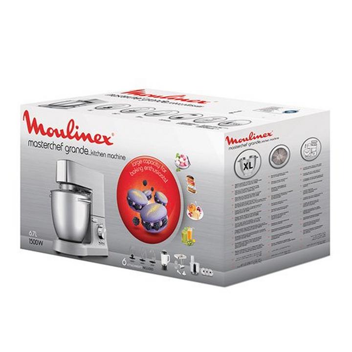 Moulinex Wizoo Gourmet Kitchen Machine,White - eXtra Saudi