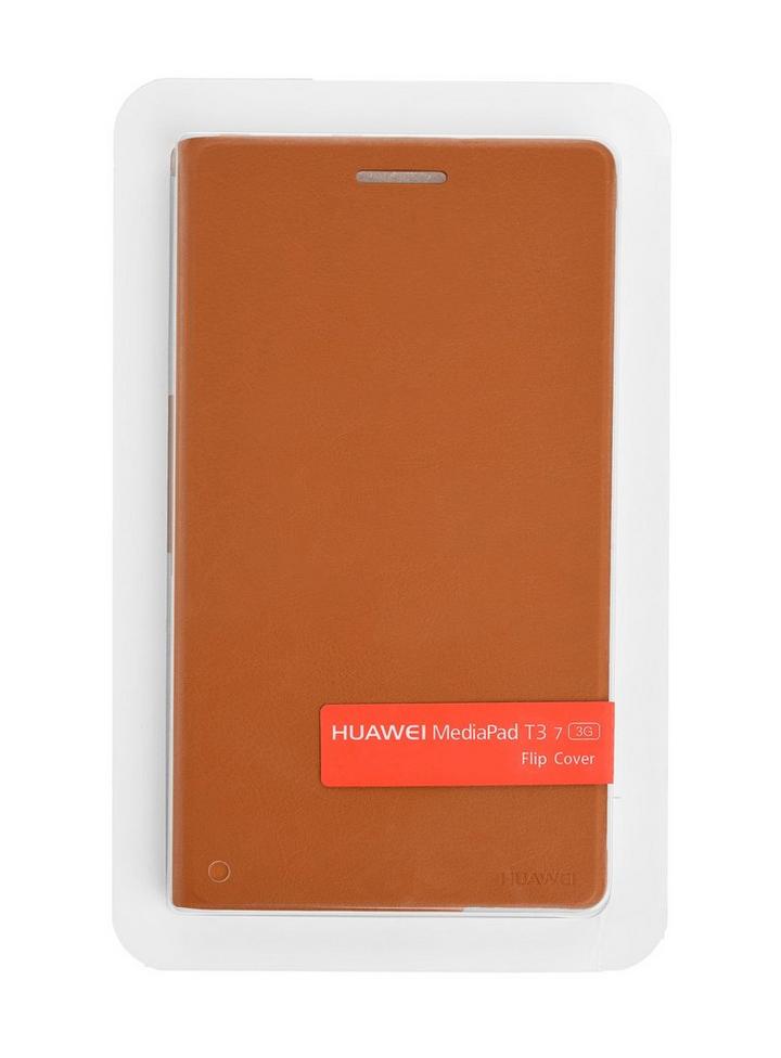 Huawei T3, 7 Inch 3G, Flip Cover, Brown
