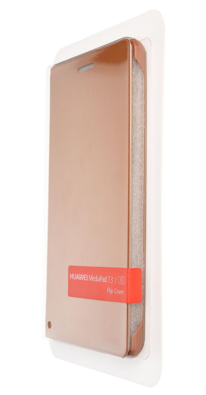 Huawei T3, 7 Inch 3G, Flip Cover, Brown