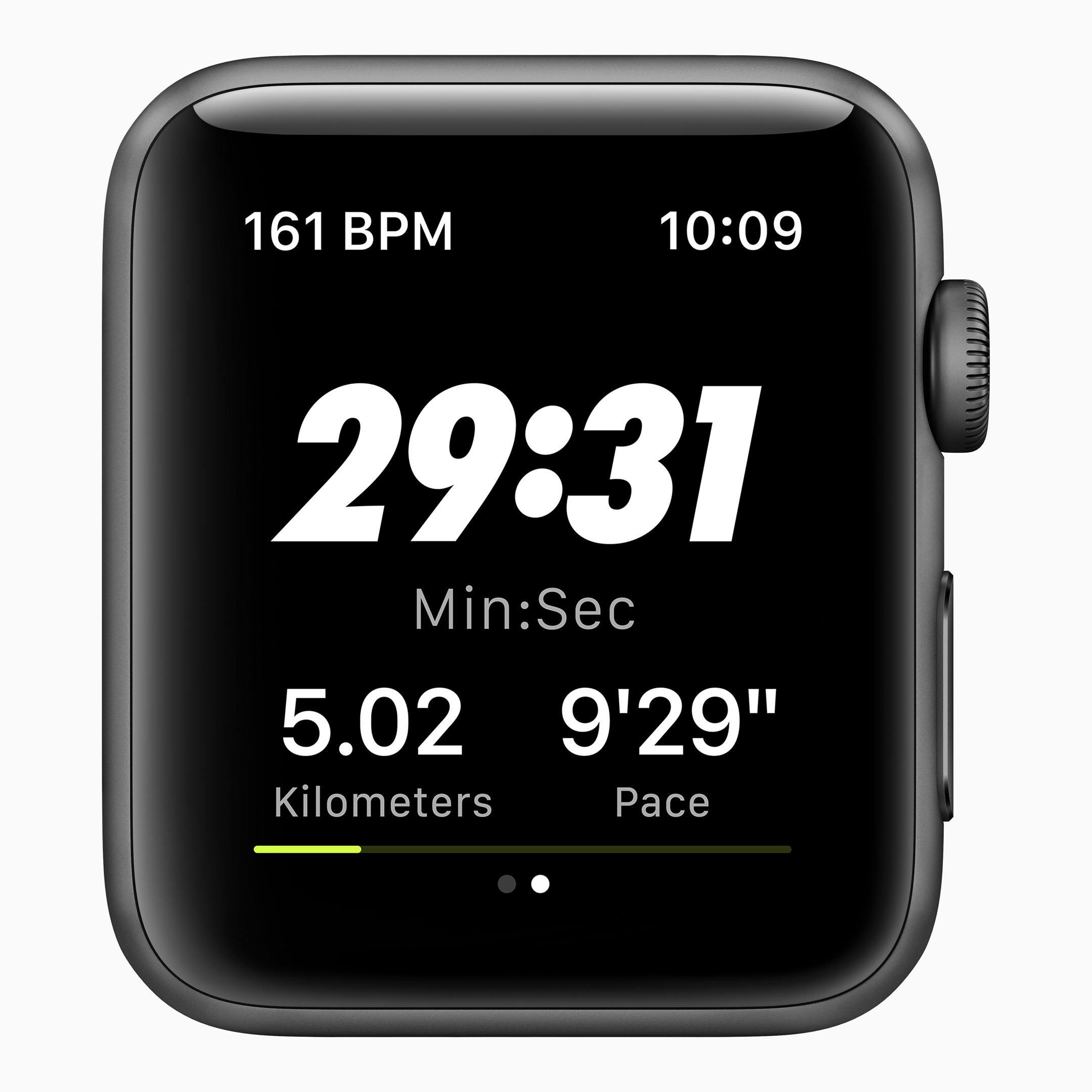 apple watch nike series 3 space grey