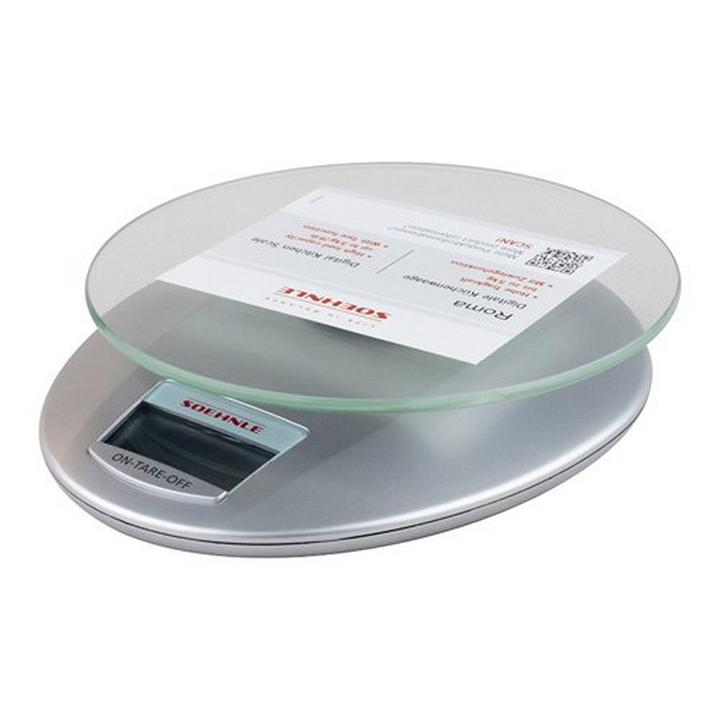 SOEHNLE Roma Digital Kitchen Weighing Scales Silver