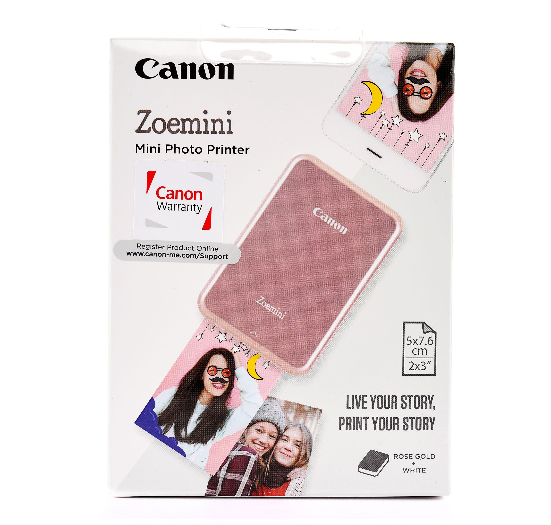 canon zoemini printer rose gold