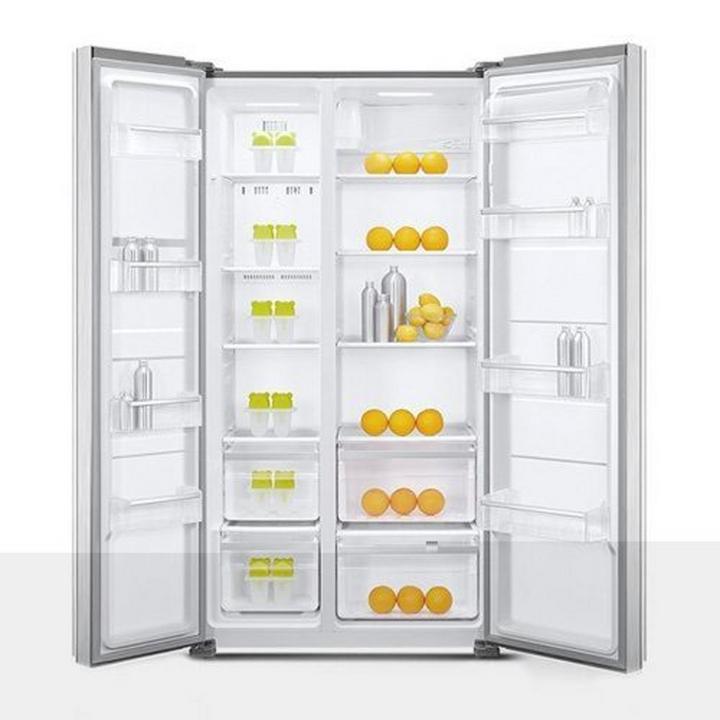 Super General Refrigerator, Side-by-Side, 2 Doors, 442 L, Inox