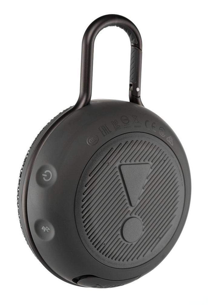 JBL Clip 3 Wireless and Bluetooth Speaker, Grey
