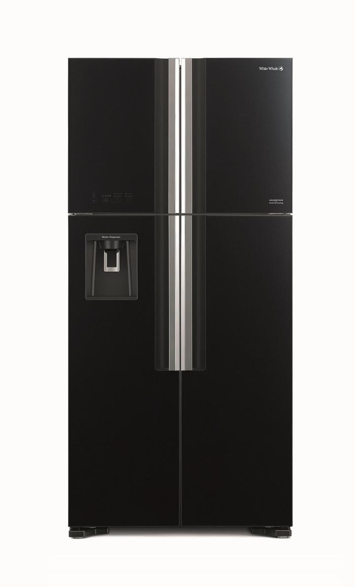 Hitachi Fridge, BIG FRENCH 586L, French Door, Inverter, Black 