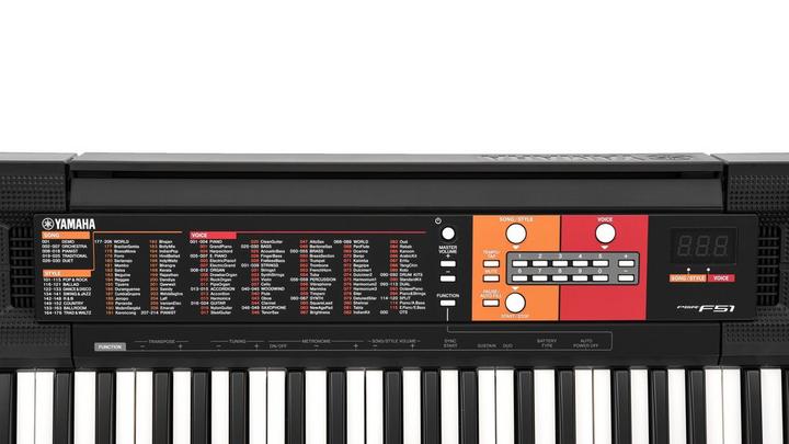 Yamaha keyboard deals psr f51 price