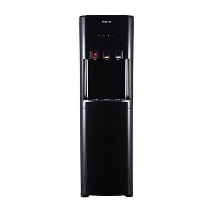 Toshiba Water Dispenser, Bottom Load, Floorstanding, ,3 Taps, 420W, Black