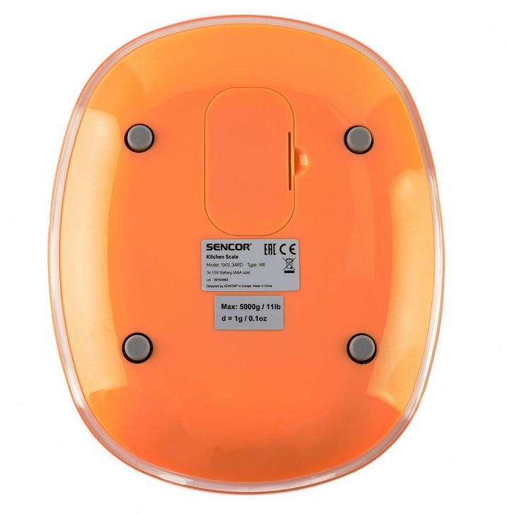 Sencor Kitchen Scale, Orange