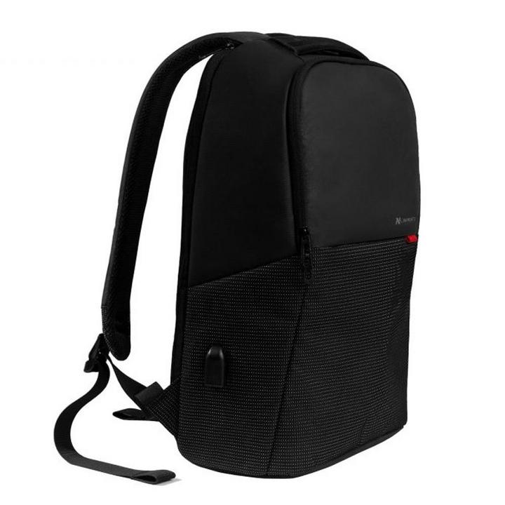 Lavvento Laptop Backpack Bag, Fit up to 15.6 inch, Black