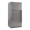 Whirlpool 469.0L Fridge Top Mount Freezer Inox