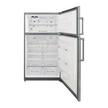 Whirlpool 469.0L Fridge Top Mount Freezer Inox