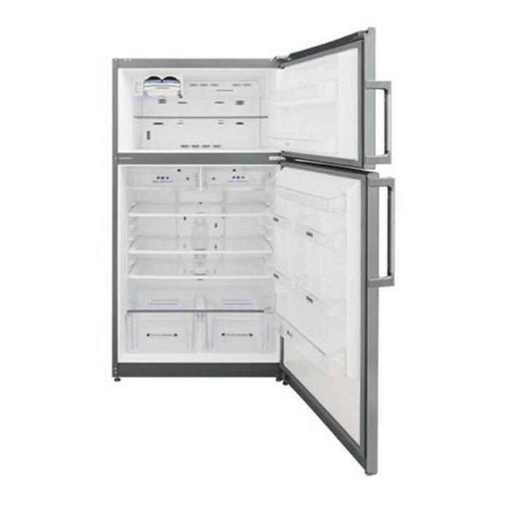 Whirlpool 469.0L Fridge Top Mount Freezer Inox