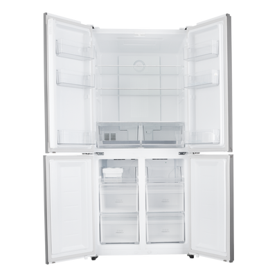 Haier Side by Side 4 Door Refrigerator, 17.8 Cu.ft, White