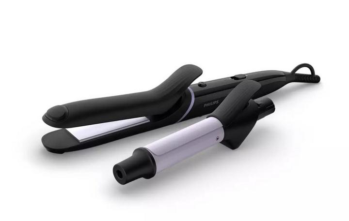 Philips 2 in 1 Straightener Curler Ceramic Up to 210 C Black eXtra